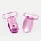 1 Dozen Metal Suspender Clips Durable Sewing Clips Plastic Grip Included Size 1 Inch Lilac Color